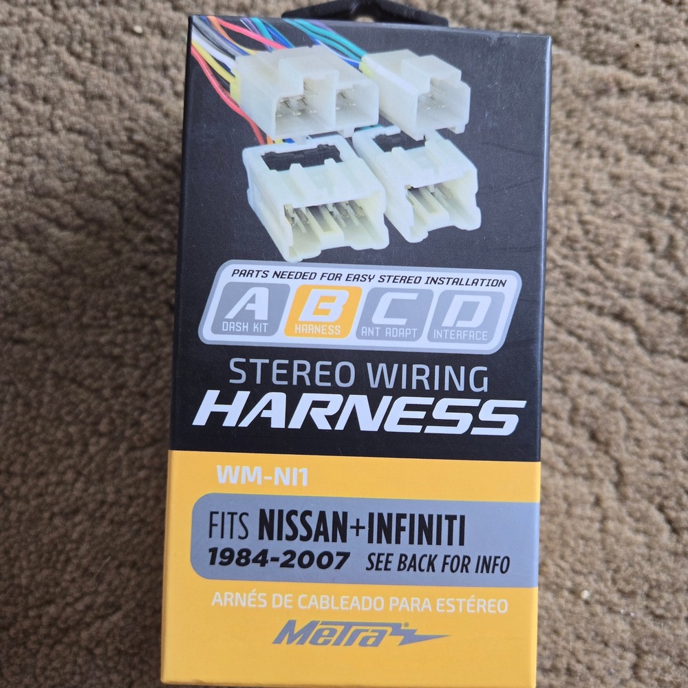 Metra WM-NI1 Stereo Wiring Harness for Nissan Infiniti 1984-2007 Radio Install